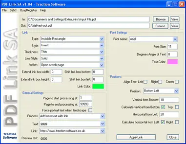 Traction Software PDF Link SA 1.06