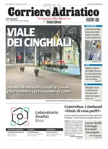 Corriere Adriatico Ancona - 1 Marzo 2025