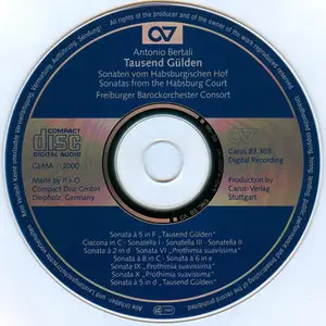 Antonio Bertali - Freiburger Barockorchester  Consort - Tausend Gülden (2000)