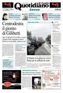 Quotidiano di Puglia Lecce - 6 Gennaio 2017