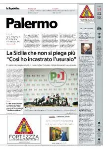 la Repubblica Palermo - 14 Dicembre 2018
