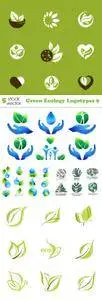 Vectors - Green Ecology Logotypes 9