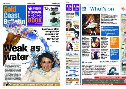 The Gold Coast Bulletin – August 30, 2010