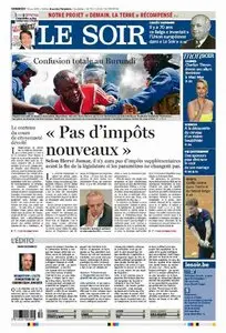 Le Soir du 15 Mai 2015