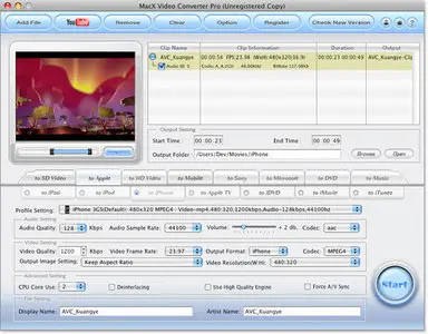MacX Video Converter Pro 3.1.3