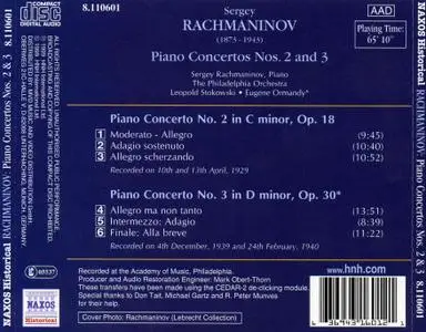 Rachmaninov - Piano Concertos Nos. 2 and 3/historical recordings/my rip MP3 LAME @320kbps/144.73 MB/covers front,back and bookl
