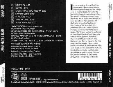 Jimmy Heath & Brass - Swamp Seed (1963) {1997 OJC} **[RE-UP]**