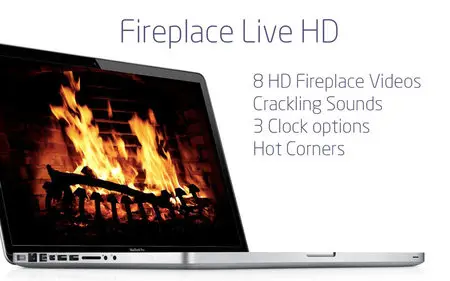 Fireplace Live HD v2.5 Mac OS X