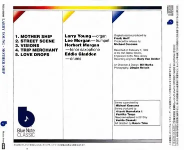 Larry Young - Mother Ship (1969) {2012 Japanese BNLT Series Remaster TOCJ-50286}