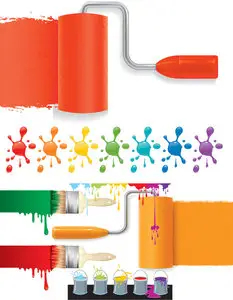 Paints vector 2