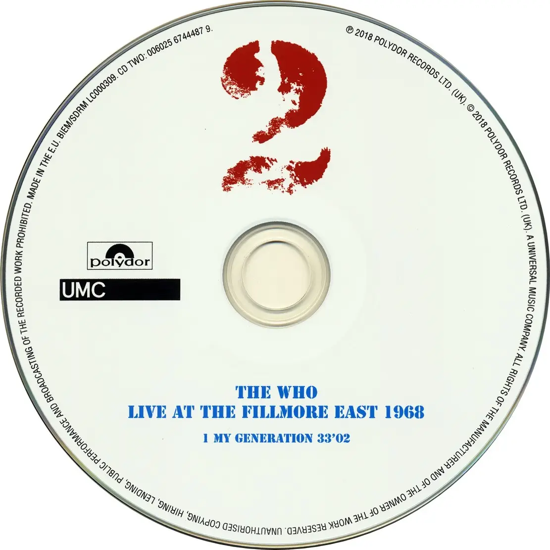 The Who - Live at The Fillmore East 1968 (2018) {Polydor 6744485 ...