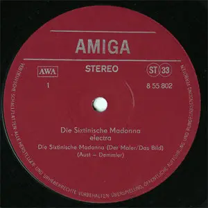 Electra - Die Sixtinische Madonna (Amiga 8 55 802) (GDR 1980) (Vinyl 24-96 & 16-44.1)