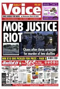 Daily Voice – 23 March 2022