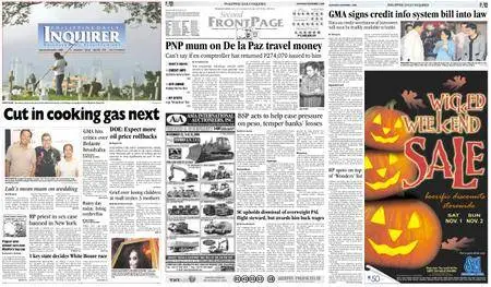 Philippine Daily Inquirer – November 01, 2008