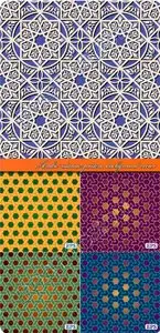 Arabic islamic pattern background vector