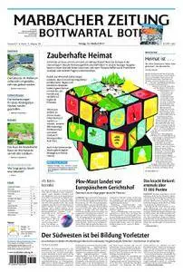 Marbacher Zeitung - 13. Oktober 2017
