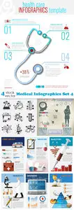 Vectors - Medical Infographics Set 4