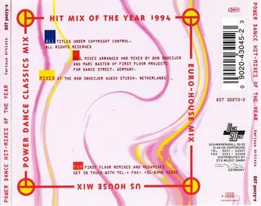 VA - Power Dance Hit Mixes Of The Year (1994) {Dance Street}