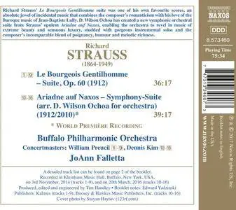 Buffalo Philharmonic Orchestra & JoAnn Falletta - R.Strauss: Ariadne auf Naxos Suite (2017)