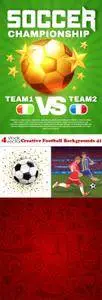 Vectors - Creative Football Backgrounds 41