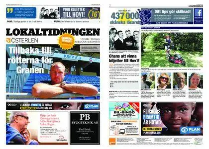 Lokaltidningen Österlen – 28 juli 2018