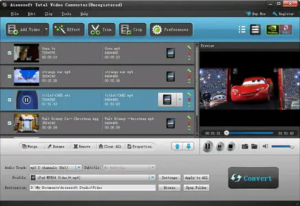 AiseeSoft Total Video Converter 6.2.32 Portable