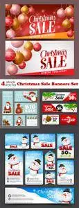 Vectors - Christmas Sale Banners Set