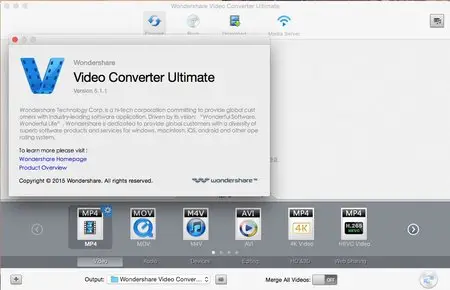 Wondershare Video Converter Ultimate for Mac 5.1.1 Multilangual