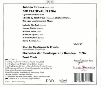 Ernst Theis - Johann Strauss: Der Carneval in Rom (2011)