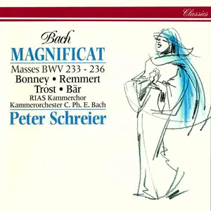Peter Schreier, Kammerorchester C.Ph.E. Bach, RIAS Kammerchor - Johann Sebastian Bach: Magnificat; Masses BWV 233-236 (1994)