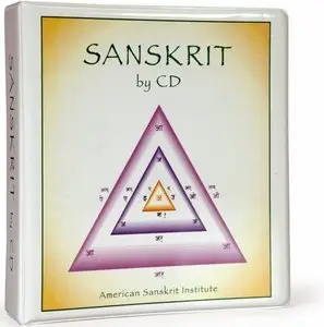 Sanskrit Audio CDs Language Course and large workbook