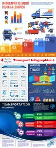 Vectors - Transport Infographics 4