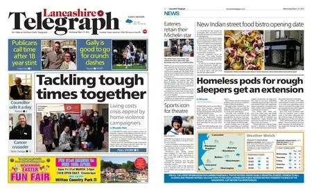 Lancashire Telegraph (Blackburn, Darwen, Hyndburn, Ribble Valley) – March 29, 2023