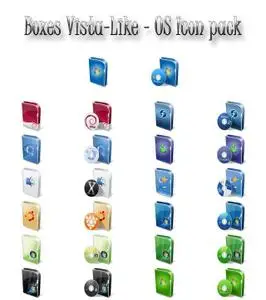 Boxes Vista-Like - OS Icon pack