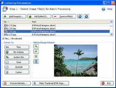 CoffeeCup PixConverter 4.0 Portable