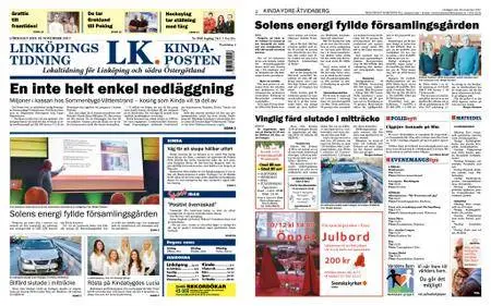 Linköpings Tidning & Kinda-Posten – 18 november 2017