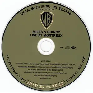 Miles Davis & Quincy Jones - Live At Montreux (1993) {2013 Japan Jazz Best Collection 1000 Series WPCR-27403}