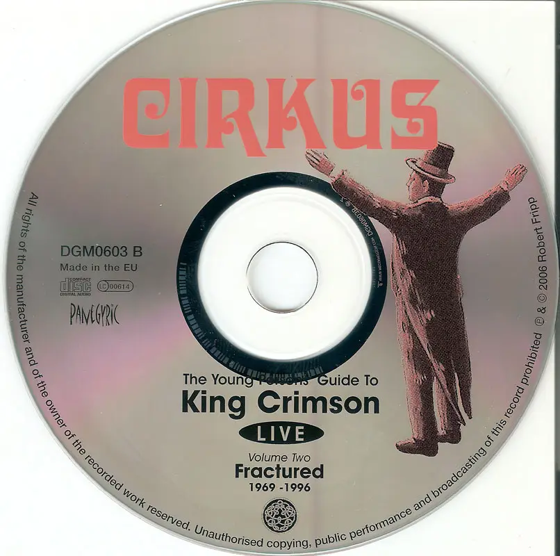 cirkus the young persons guide to king crimson live