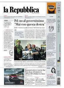 la Repubblica - 19 Gennaio 2018