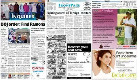 Philippine Daily Inquirer – November 07, 2011