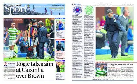 The Herald Sport (Scotland) – September 25, 2017