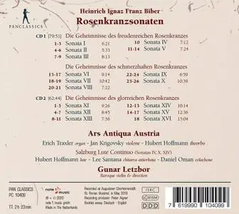 Gunar Letzbor, Ars Antiqua Austria - Heinrich Ignaz Franz von Biber: Rosenkranzsonaten (2020)