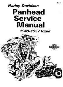 Harley-Davidson Panhead Service Manual 1948-1957 Rigid