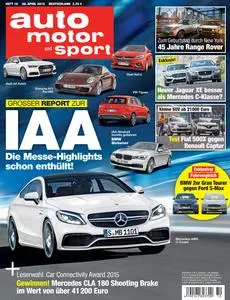 Auto Motor und Sport – 30. April 2015