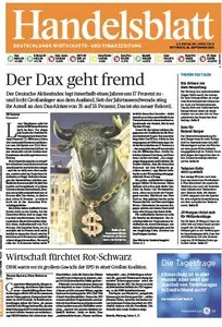 Handelsblatt vom 25 September 2013