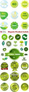 Vectors - Organic Product Labels
