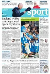 The Guardian Sports supplement  21 November 2017