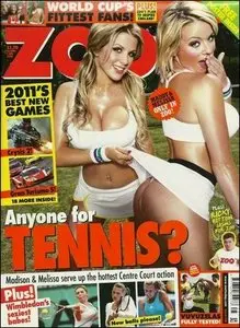 Madison Welch & Melissa D - Zoo Magazine (June 2010)