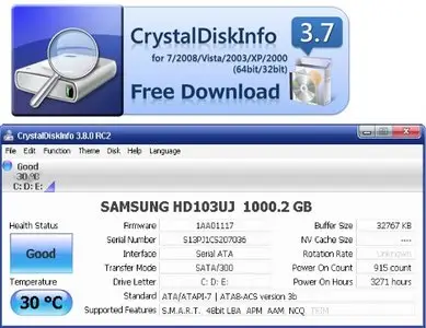 CrystalDiskInfo 3.9.1 And Portable