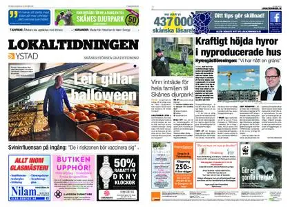 Lokaltidningen Ystad – 20 oktober 2018